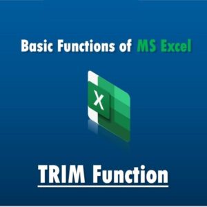 Mastering the TRIM Function in Excel