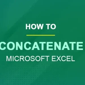 Write me an excel command to use the CONCATENATE function to join text from multiple cells into one