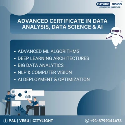 Advanced Certificate in Data Analysis, Data Science & AI