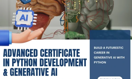 Advanced Certificate in Python Development & Generative AI