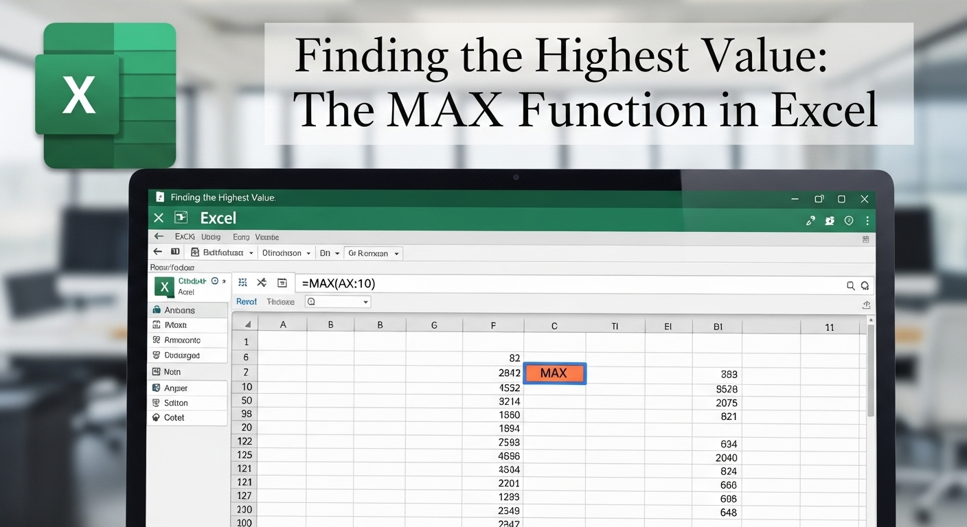 MAX Function in Excel