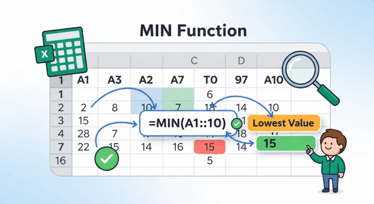 MIN Function in Excel 
