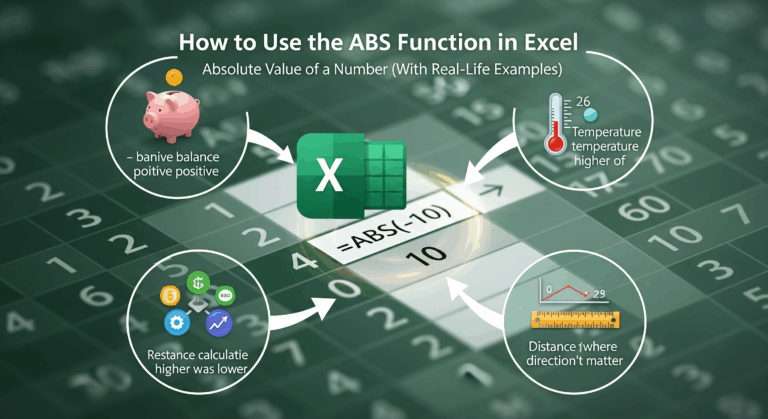 ABS Function in Excel